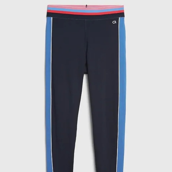 GapFit Colorblock 7/8 Leggings in Eclipse S Black - Picture 5 of 5